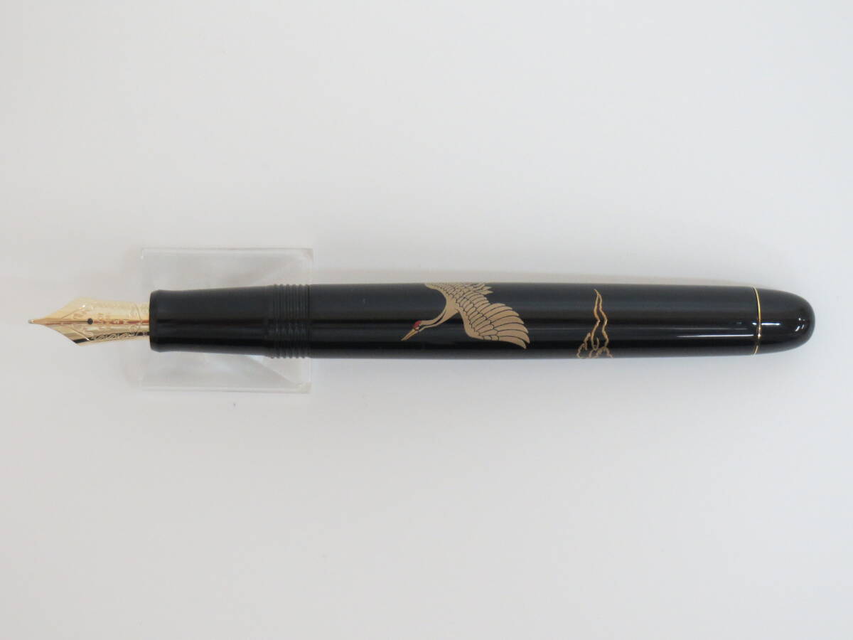 PILOT 万年筆 國光舎 蒔絵 漆 花 ペン先14K M 木箱付き ジャンク