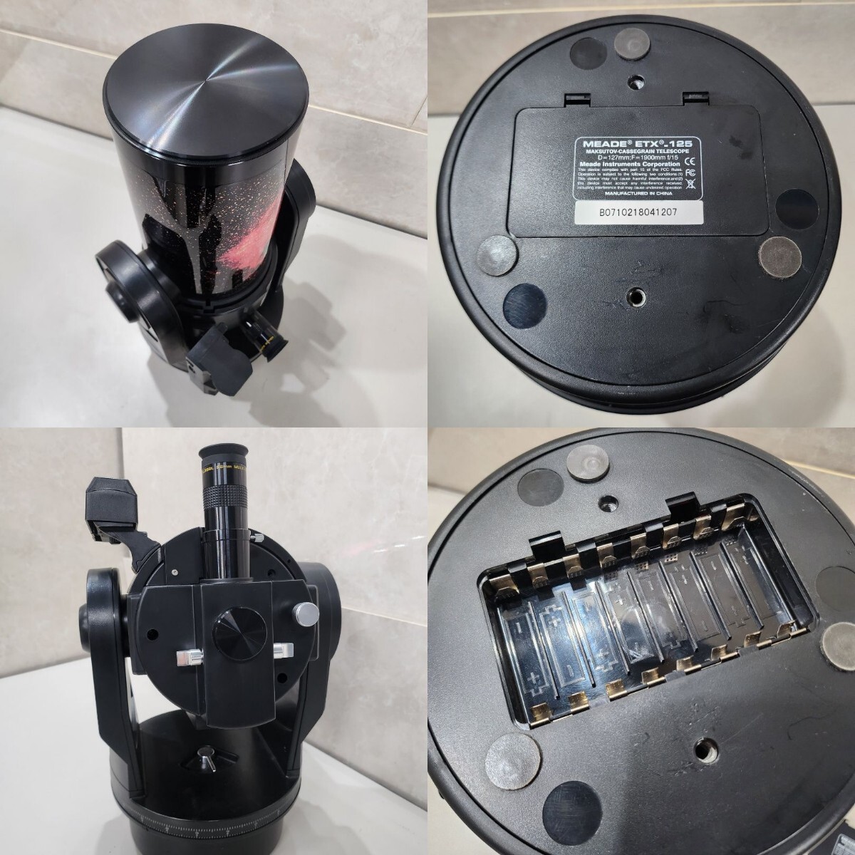 MEADE ETX-125 D=127mm F=1900mm f/15 天體望遠(yuǎn)鏡 ミード 通電確認(rèn)のみ ジャンク扱い ケース鍵なし【DL2058】@160