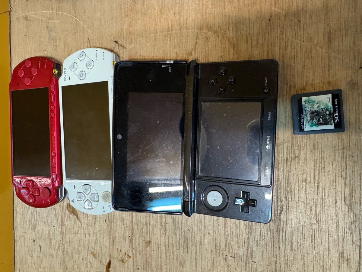 SONY PSP-3000 /2000/ NINTENDO 3 DS ゲー厶機 まとめ 3点セット