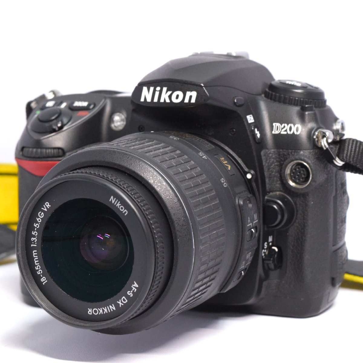 (1-11635)Nikon『D200』デジタル一眼 カメラ ニコン/レンズ NIKKOR AF-S DX 18-55mm 1.3.5-5.6G VR 簡易動作確認(rèn)済【緑和堂】