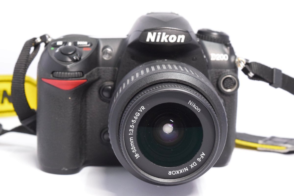 (1-11635)Nikon『D200』デジタル一眼 カメラ ニコン/レンズ NIKKOR AF-S DX 18-55mm 1.3.5-5.6G VR 簡易動作確認(rèn)済【緑和堂】