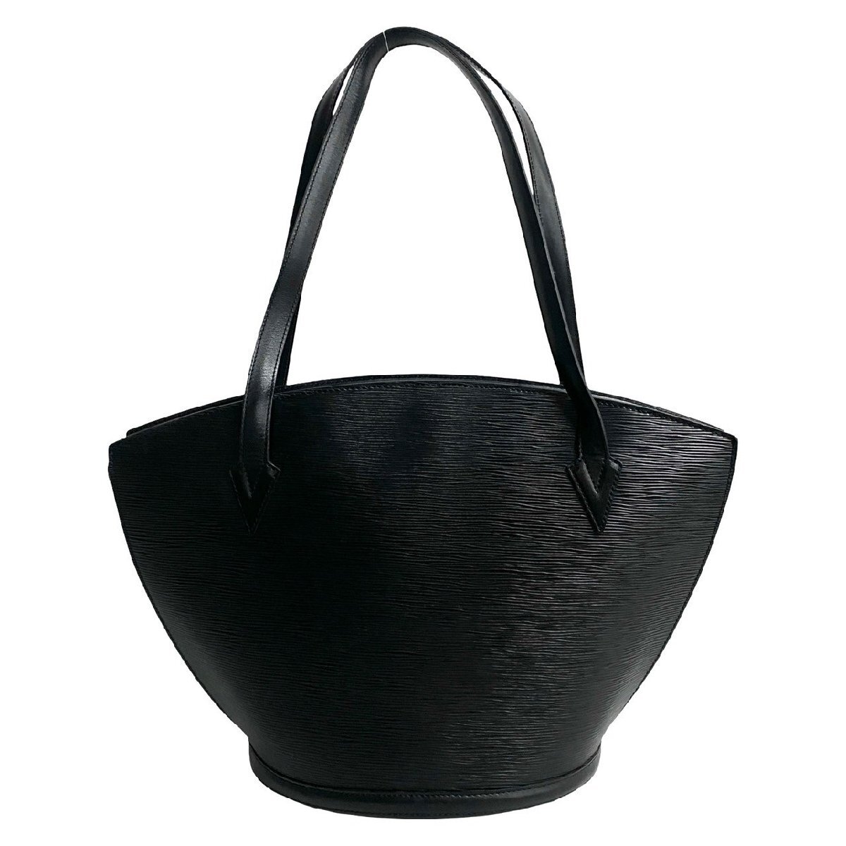 極 美品 LOUIS VUITTON ルイヴィトン サンジャック ショッピング エピ レザー 本革 トートバッグ セミ ショルダーバッグ ノワール 473-8_画像5