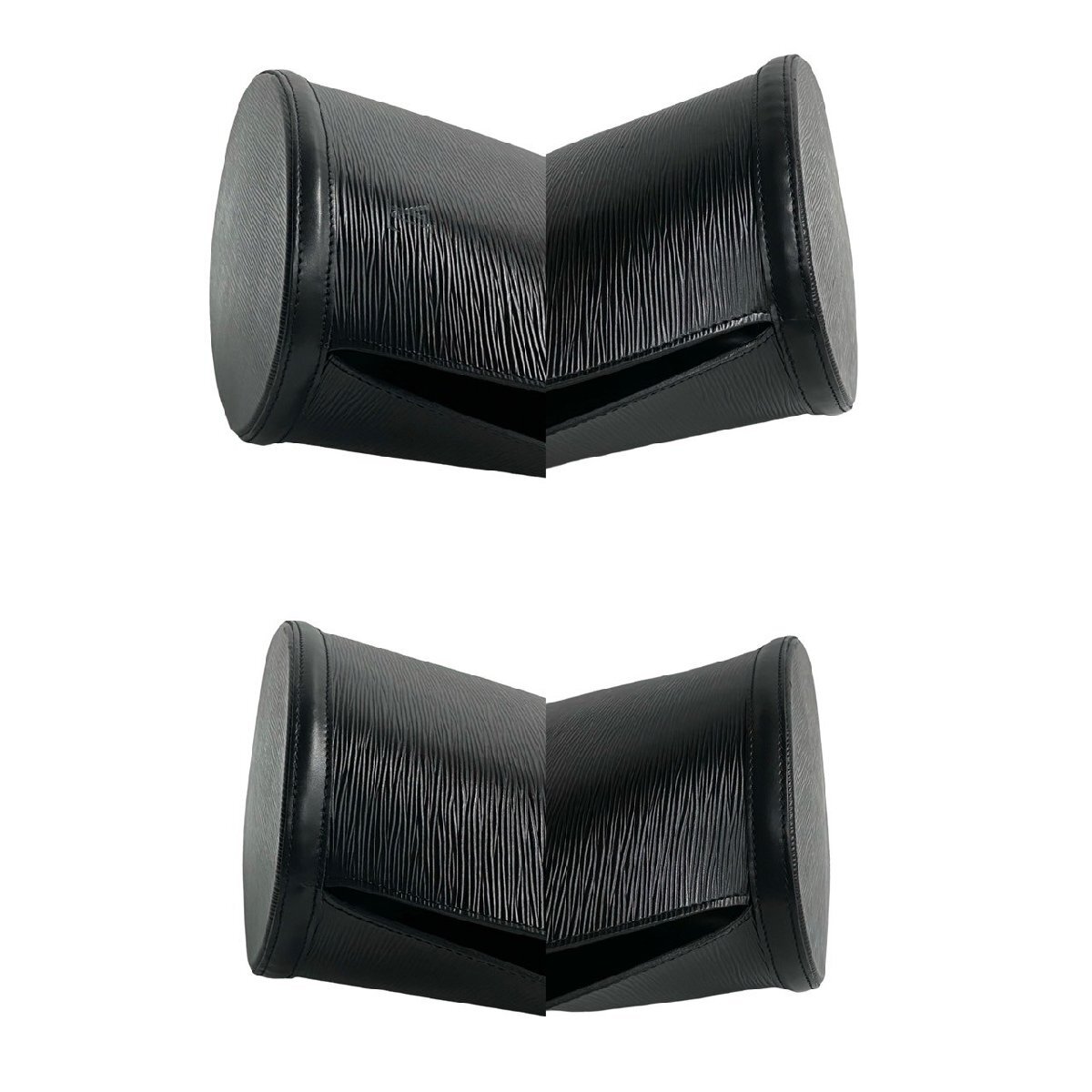 極 美品 LOUIS VUITTON ルイヴィトン サンジャック ショッピング エピ レザー 本革 トートバッグ セミ ショルダーバッグ ノワール 473-8_画像8