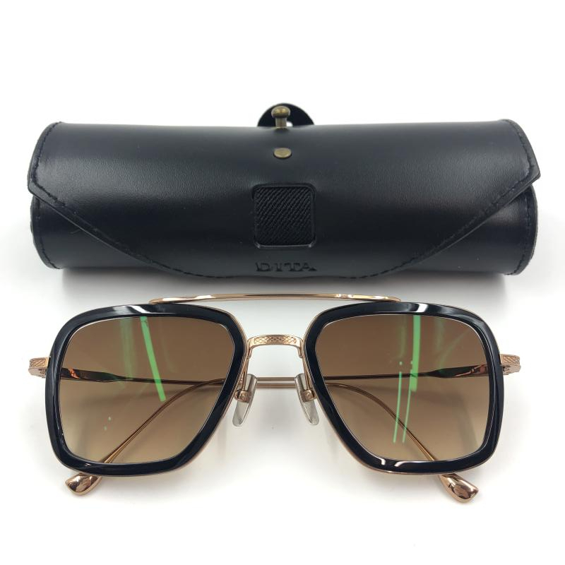 【中古】DITA DITA FLIGHT 006 ゴールド×ブラック 52□22-144[240024507255]