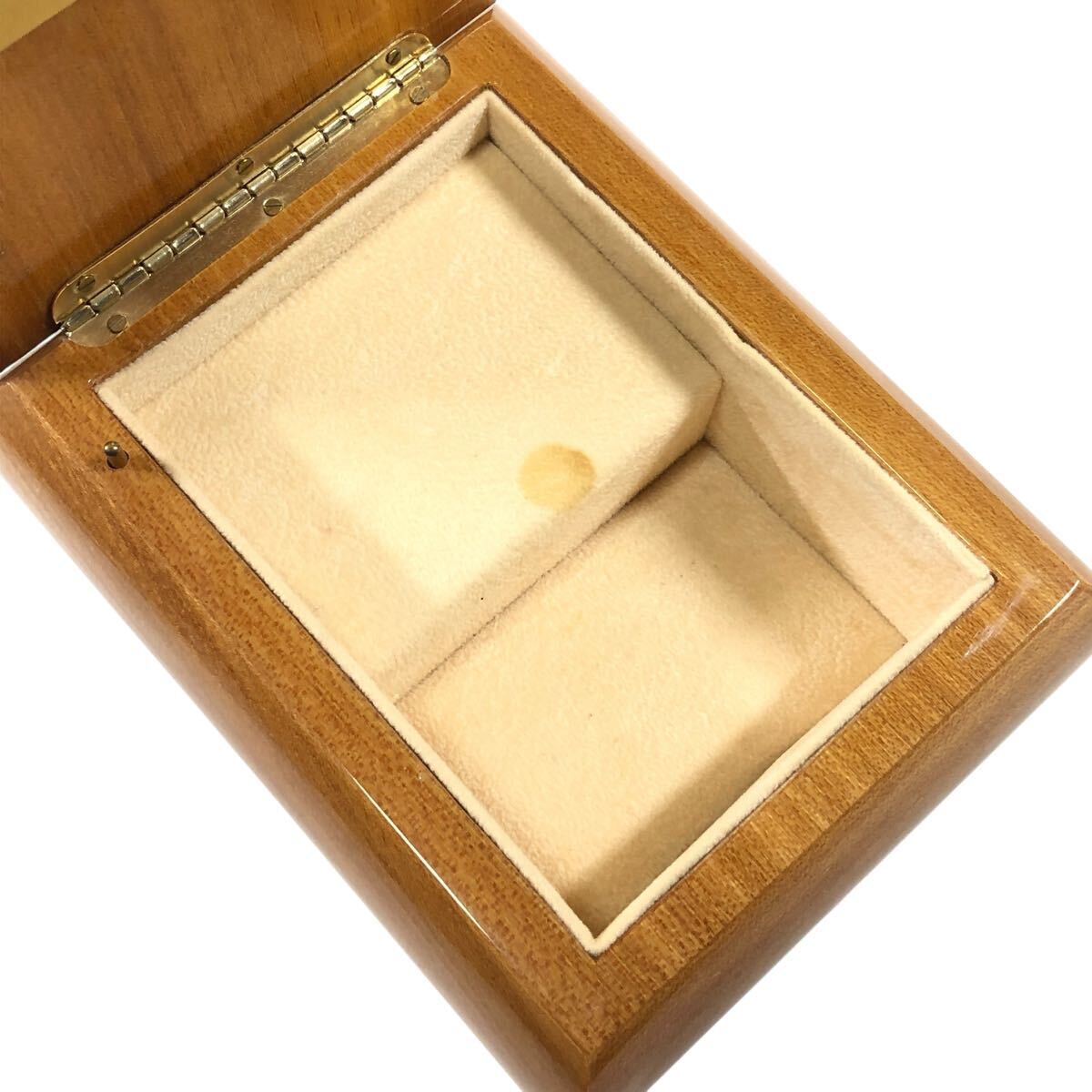 [ L kola-no] подлинный товар ERCOLANO музыкальная шкатулка jue Reebok s драгоценнный камень коробка бардачок Fur Elise Elise поэтому . произведение искусства украшение из дерева сделано в Италии 