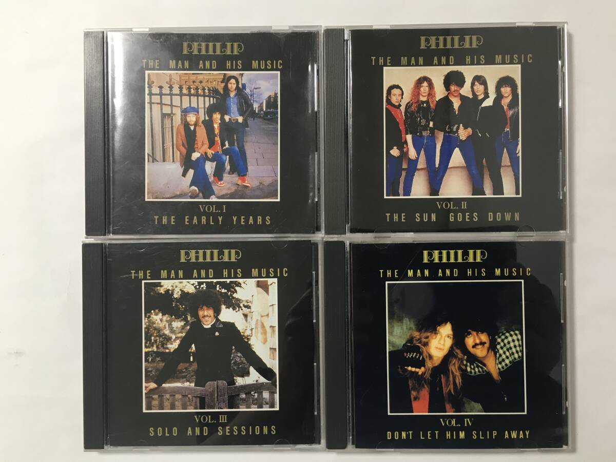 PHILIP LYNOTT THE MAN AND HIS MUSIC VOL.I からVOL.VI ８CDセット　THIN LIZZY JOHN SYKES 