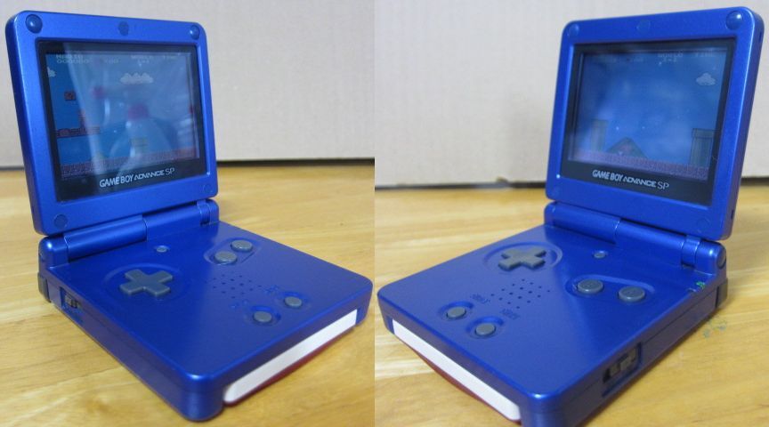 Nintendo ゲームボーイアドバンス SP 青 任天堂】ゲームボーイアドバンスSP□本体□アズライトブルー□