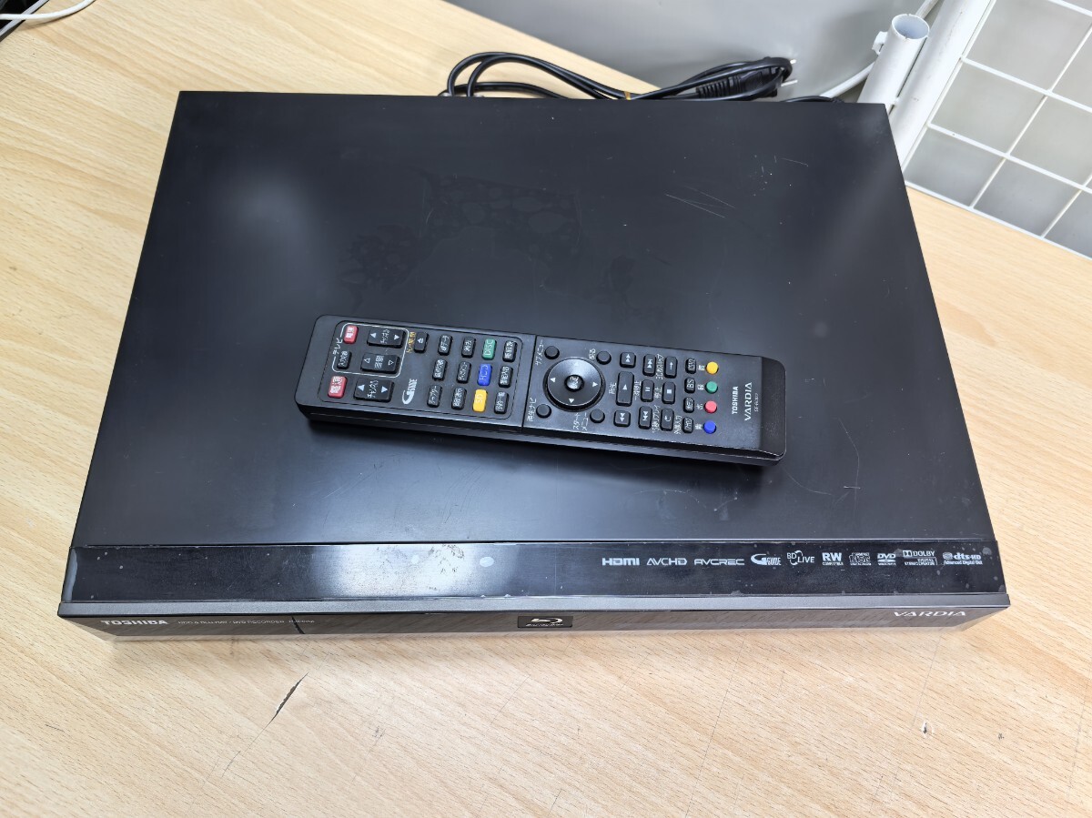 VARDIA 東芝 TOSHIBA HDD&BDレコーダー D-B305K　DVD/HDD再生OK　リモコン　SE-R0372　現(xiàn)狀販売