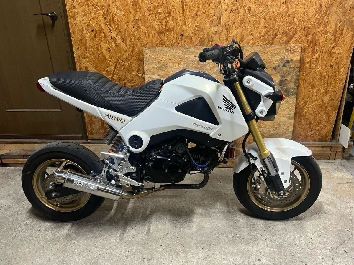 【最終値下げ】JC61 GROM カスタムシート 白色 タックロール Yahoo!オークション - ホンダ グロム GROM カスタム JC61 売り切り