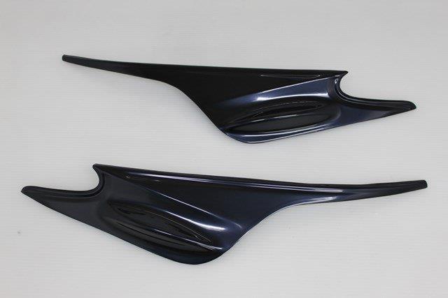 プリウスα (ハロゲン用) ZVW40W H23年5月~H26年10月 TOYOTA PRIUS 塗装済 (070ホワイトパール) アイライン 左右セット 新品 (NO.315)_画像2