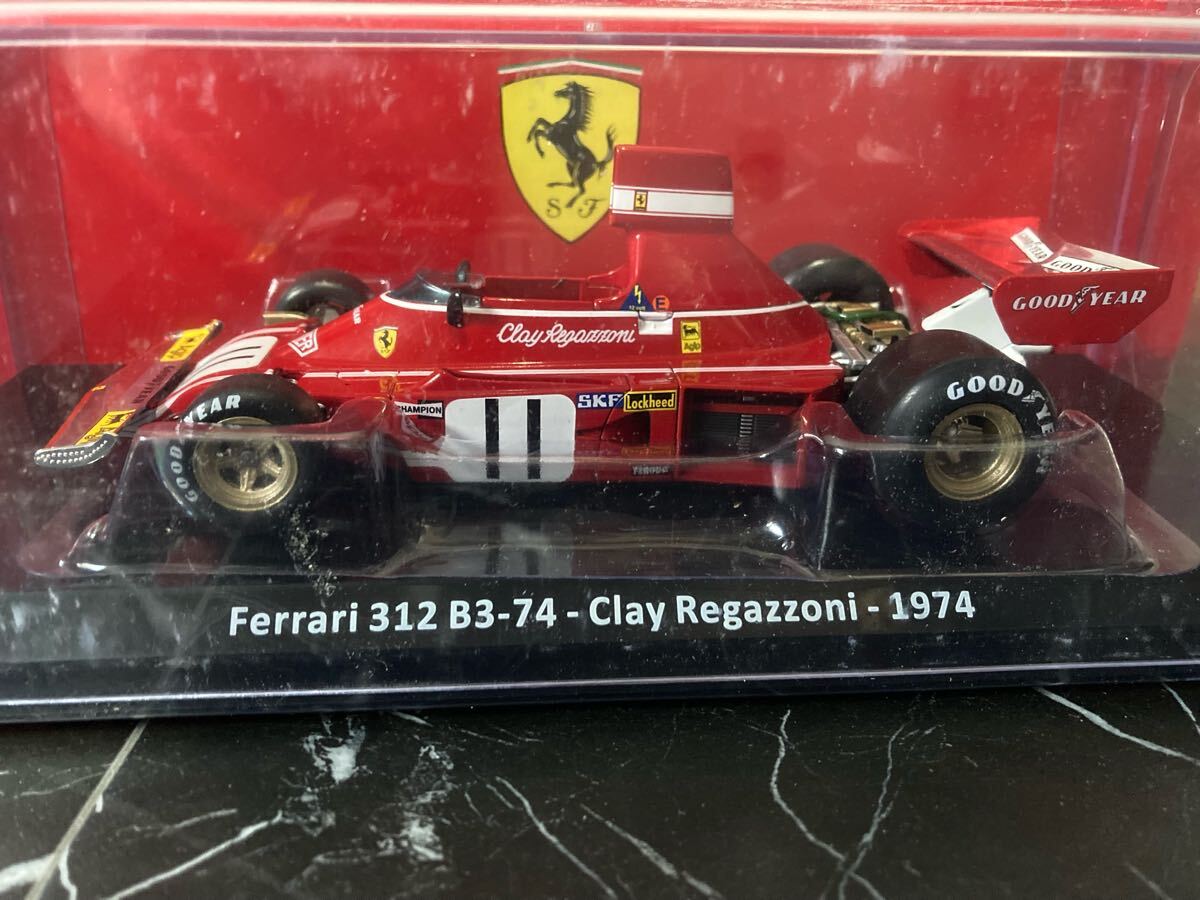日本未発売　DeAGOSTINI デアゴスティーニ ビッグスケールF1コレクション フェラーリ312B3-74 クレイ　レガッツォーニ　1974年　1/24