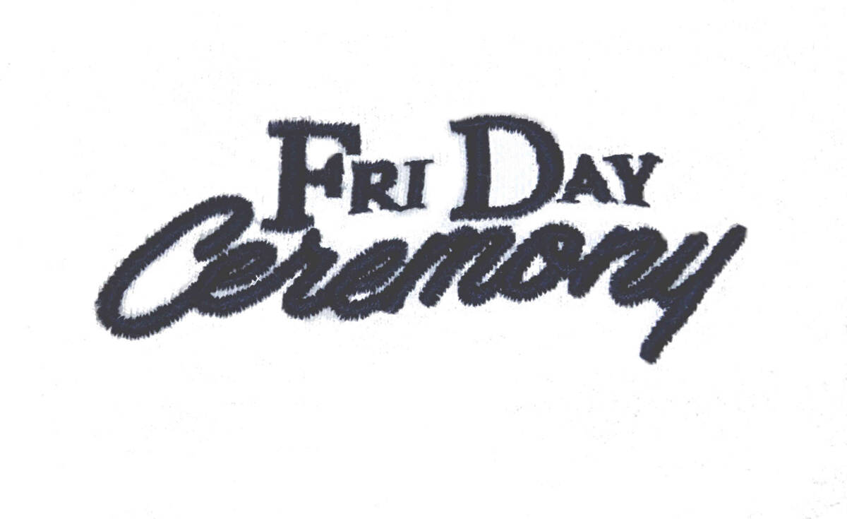 ●ＲＭＴＣＲＷ ロマンティッククラウン / コットン・ボートネック・切替え・プリントTシャツ・ネイビー＋ベージュ・サイズ：S / USED_画像3