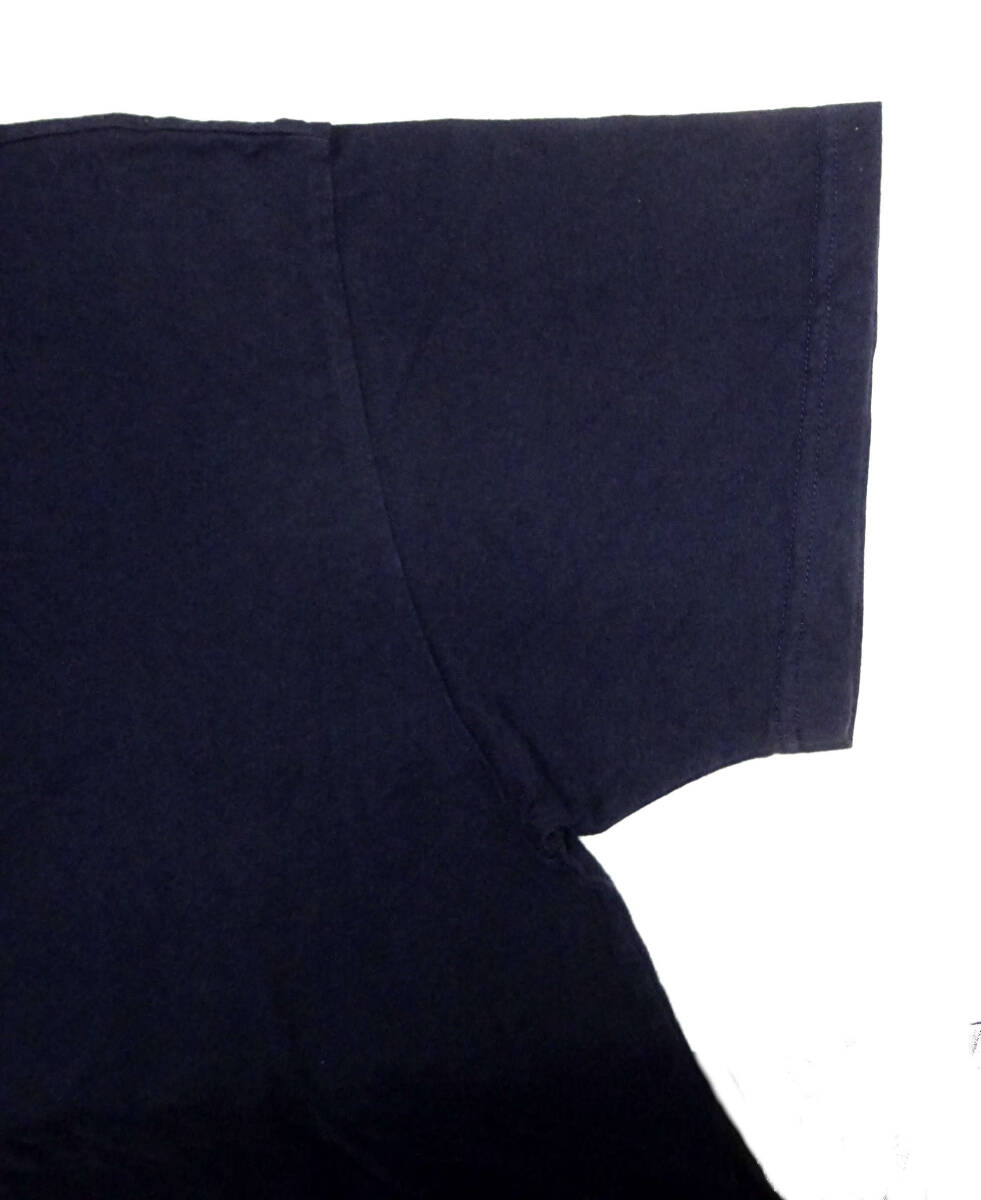 ●ＲＭＴＣＲＷ ロマンティッククラウン / コットン・ボートネック・切替え・プリントTシャツ・ネイビー＋ベージュ・サイズ：S / USED_画像8