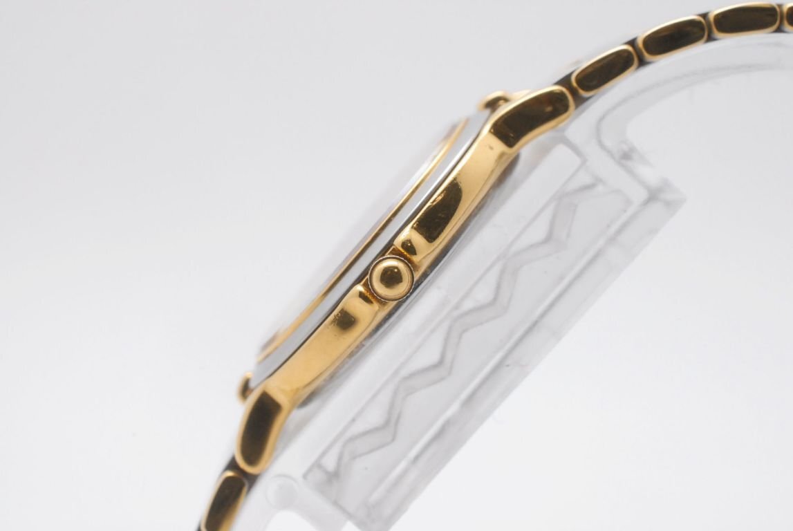 イヴサンローラン シルバー ラウンド クォーツ レディース 腕時計 YSL