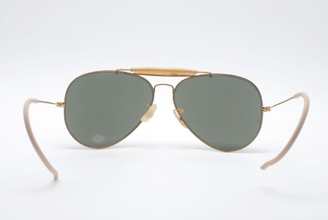ケース付き レイバン サングラス ヴィンテージ ゴールド ティアドロップ Ray-Ban