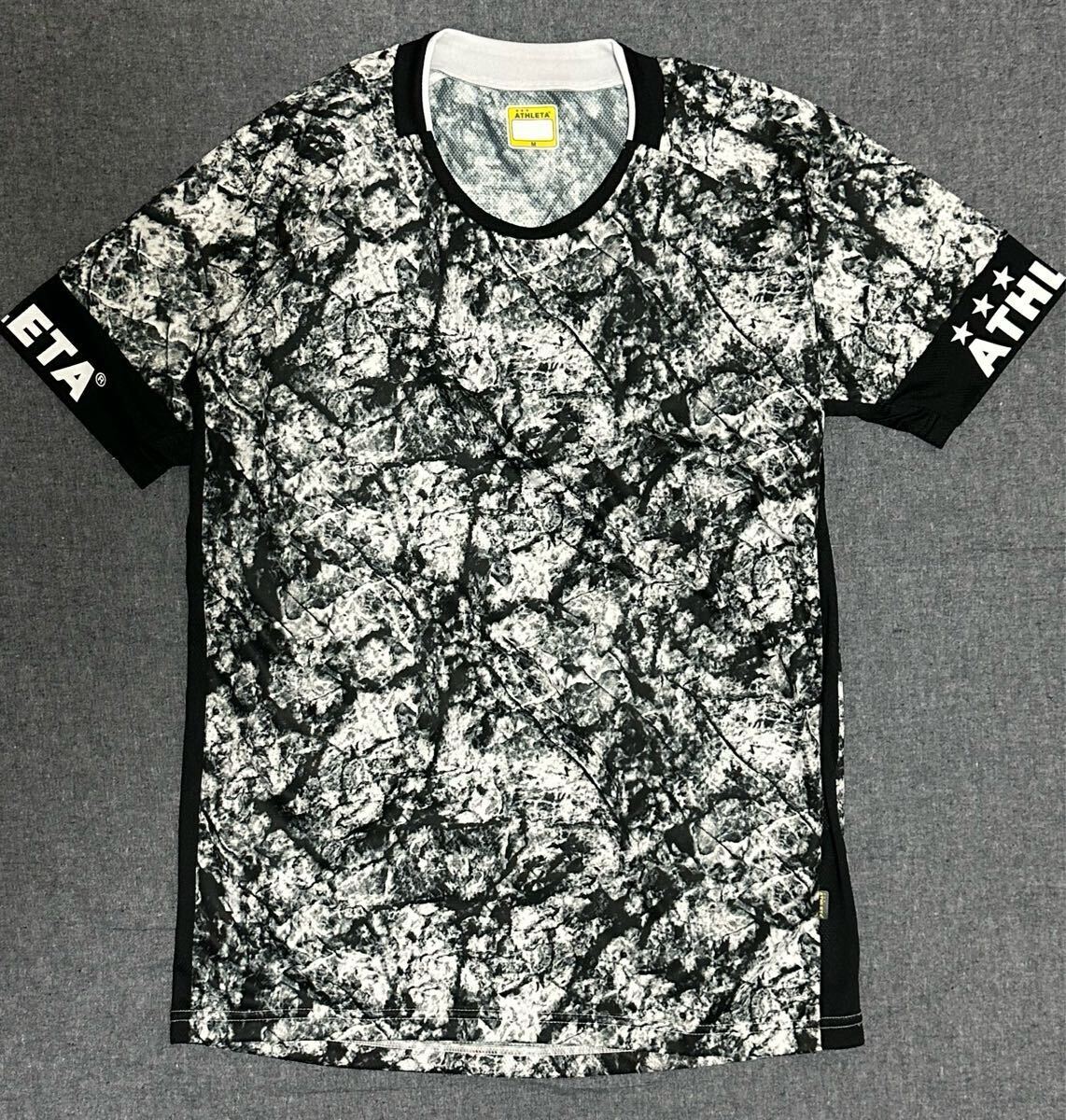 ATHLETA ２０２５春夏 NEWMODEL グラフィックプラクティスシャツ×２?グラフィックプラクティスパンツサッカートレーニングウェア３セット