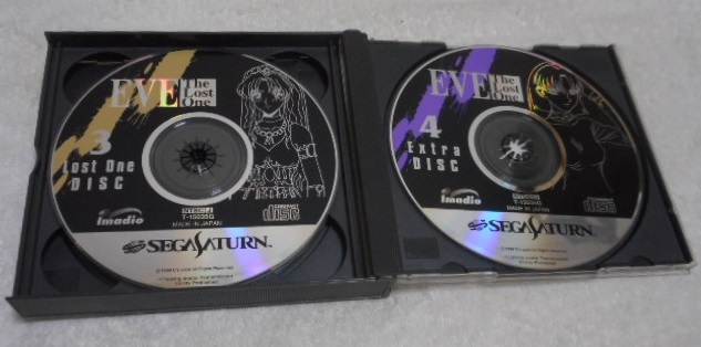 SS Sega Saturn ivu* The * Lost one used коробка & инструкция по эксплуатации & с лентой 