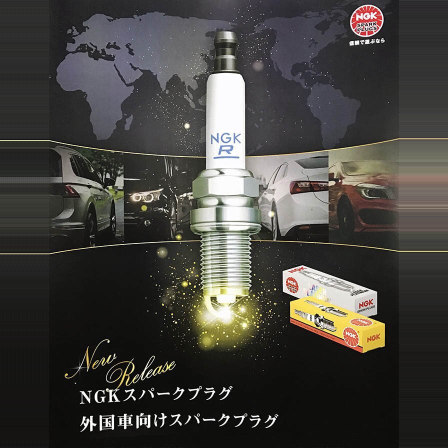 NGK 外車用スパークプラグ 1台分 10本セット アウディ R8 [ABA-42BUJF] 2009.4~ [BUJ] 5200