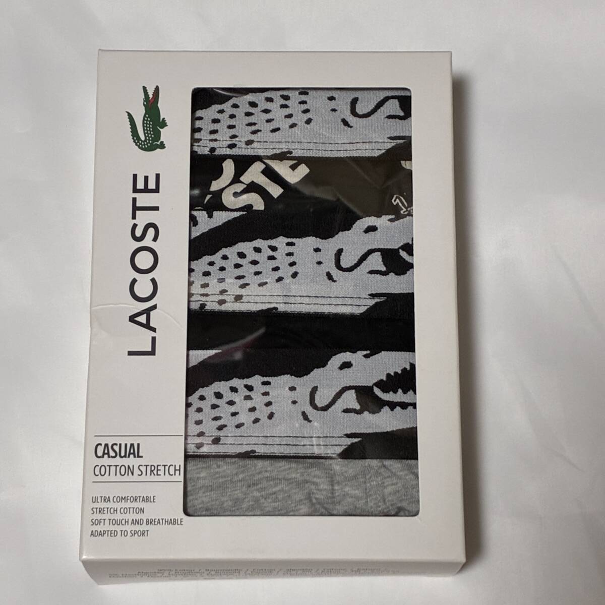  Lacoste LACOSTE 5H1269L-NUA 3 шт. комплект крокодил wani размер M боксеры 