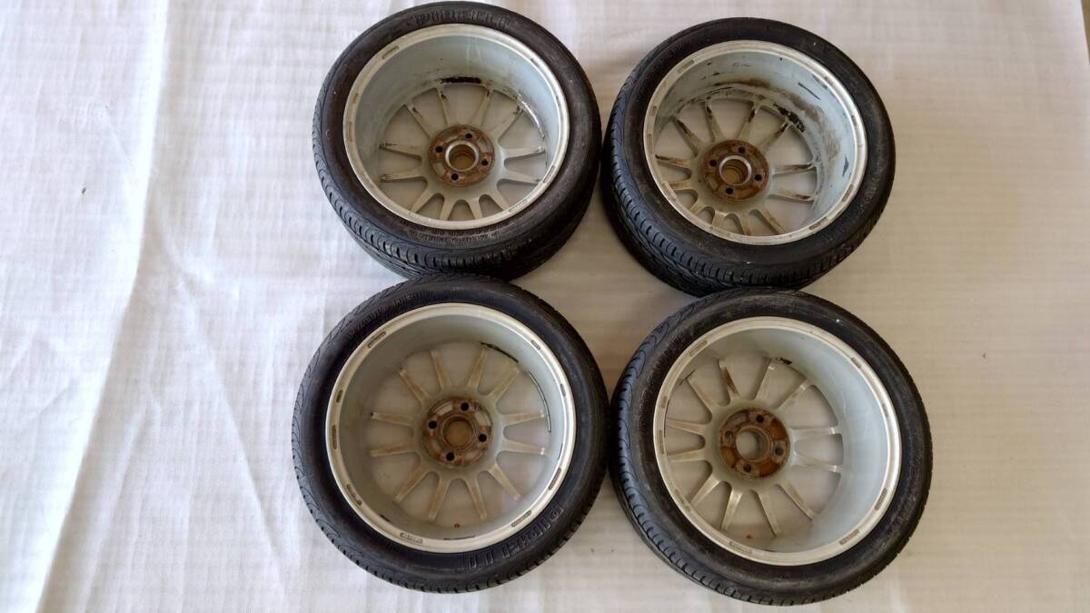 當(dāng)時(shí)物 OZ RACING SUPERLEGGERA 16インチ 7J インセット＋37 PCD100 4穴 4本SET PIRELLI P ZERO 215/40ZR16 86W 4本SET 57パイ中古品 