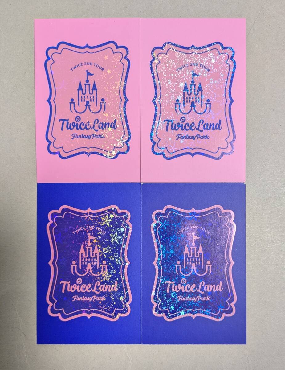 TWICE 2nd TOUR TWICELAND Fantasy Park официальный товары фото карта коллекционные карточки mina4 шт. комплект 