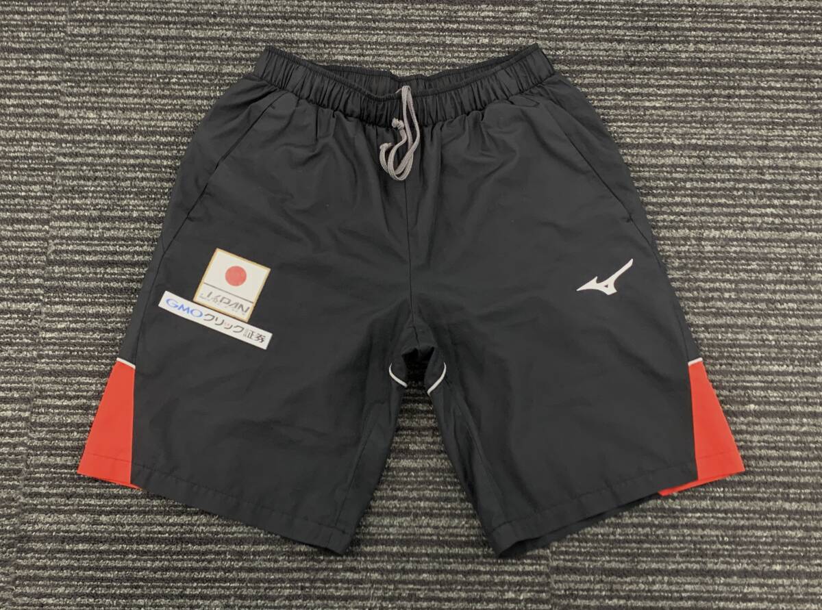 【選手支給】2022 水泳 競泳 日本代表 TOBIUO JAPAN トビウオジャパン Mizunoミズノ トレーニングショーツ ハーフパンツ／オリンピック五輪_画像1