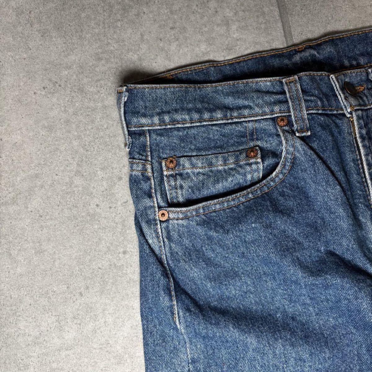 Levi's 505-0217　デニム　90s　USA制　エルパソ工場　リーバイス　色殘り抜群　ジーンズ　最終モデル　インディゴ　ストレート　W31