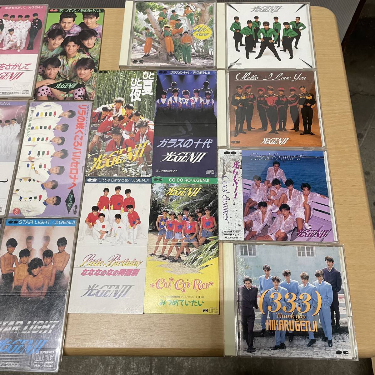 ☆1000円スタート 光GENJI CD アルバム シングル まとめて 19枚 ☆1000円スタート 光GENJI CD アルバム シングル まとめて 19枚