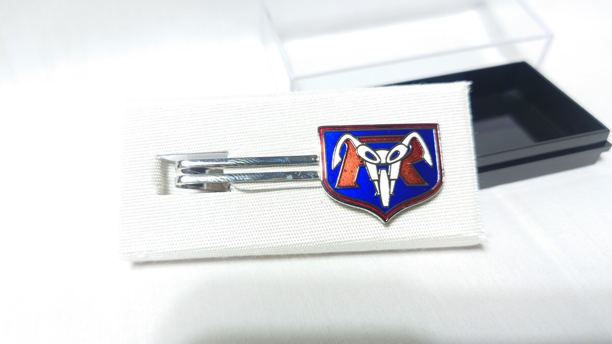 當(dāng)時(shí)物!希少!ゼネラルプロダクツ★ネクタイピン【立花レーシング】仮面ライダー舊1號(hào) 七寶焼 サイクロン號(hào)エンブレム ゼネプロ レア