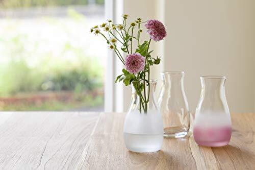 アデリア(ADERIA) てびねり ミニ花器 クリア 日本製 フラワーベース 花瓶 おしゃれ ガラス 一輪挿し vase 容器 flower ド_画像2