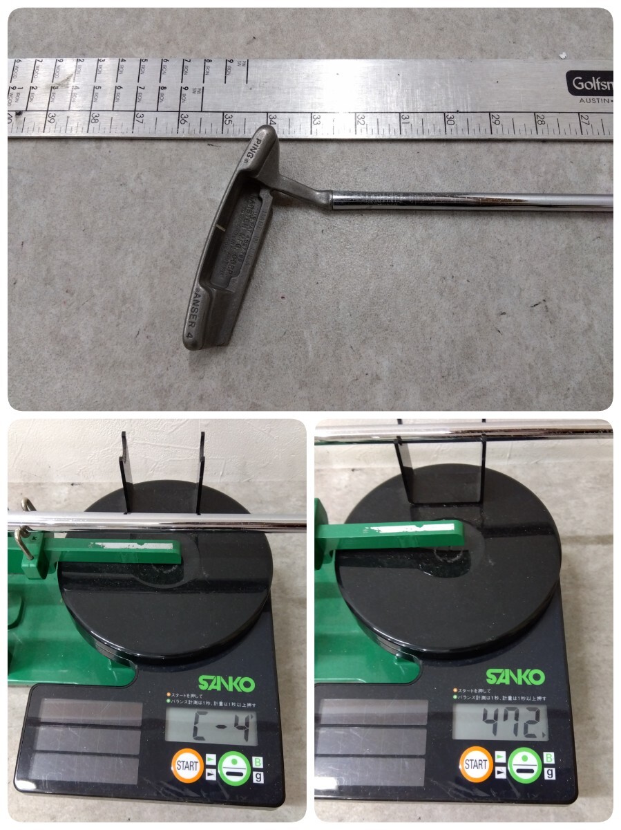 【中古パター】 PING ANSER4 KARSTEN MFG CORP flex:不明 メンズ右 スチールシャフト ピン パター_画像2