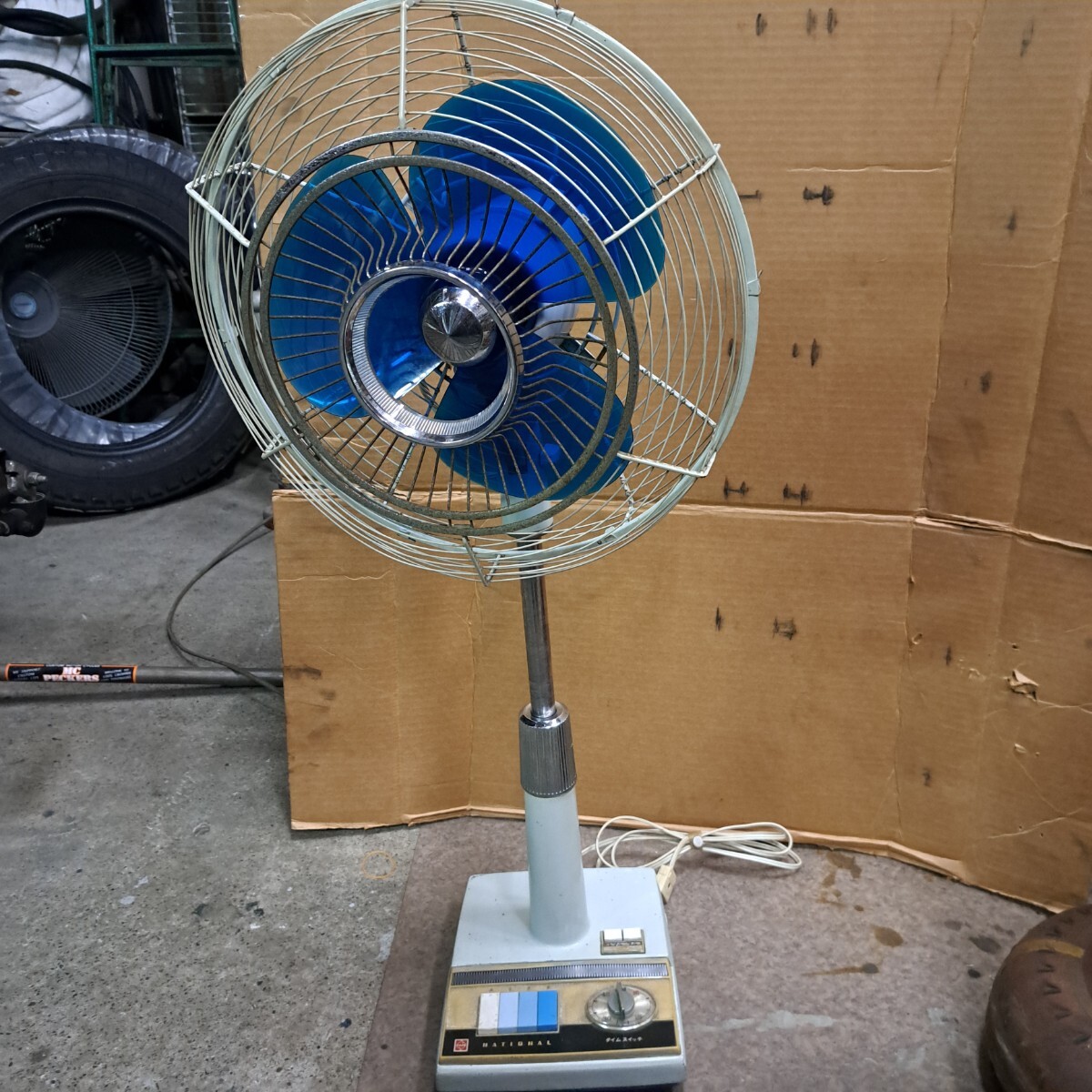 National ナショナル ELECTRIC FAN 扇風機 F-30ZE 昭和 レトロ 中古 リビング