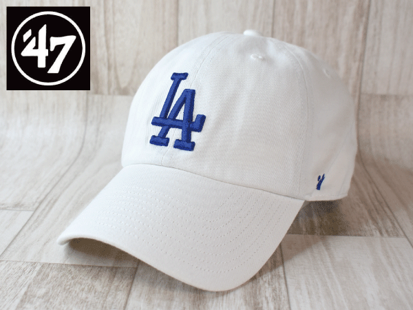 1円スタート!【未使用品】(フリーサイズ) 47 BRAND MLB LA DODGERS ロサンゼルス ドジャース キャップ 帽子 USモデル J709