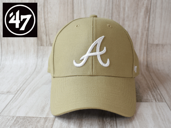 1円スタート!【未使用品】(フリーサイズ) 47 BRAND MLB ATLANTA BRAVES アトランタ ブレーブス キャップ 帽子 USモデル J706