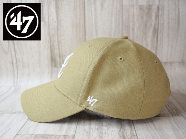 1円スタート!【未使用品】(フリーサイズ) 47 BRAND MLB ATLANTA BRAVES アトランタ ブレーブス キャップ 帽子 USモデル J706
