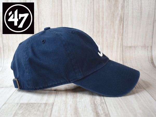 1円スタート!【未使用品】(フリーサイズ) 47 BRAND MLB ATLANTA BRAVES アトランタ ブレーブス キャップ 帽子 USモデル J694