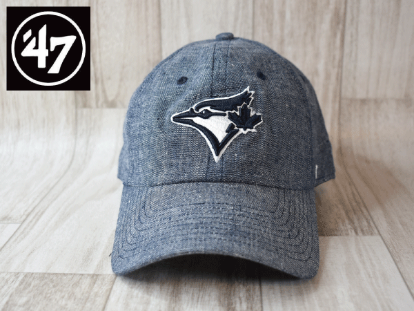 1円スタート!【未使用品】(フリーサイズ) 47 BRAND MLB TORONTO BLUE JAYS トロント ブルージェイズ キャップ 帽子 USモデル J725