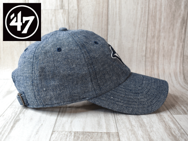1円スタート!【未使用品】(フリーサイズ) 47 BRAND MLB TORONTO BLUE JAYS トロント ブルージェイズ キャップ 帽子 USモデル J725