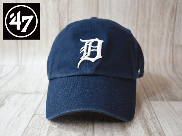 1円スタート!【未使用品】(フリーサイズ) 47 BRAND MLB DEROIT TIGERS デトロイト タイガース キャップ 帽子 USモデル J722