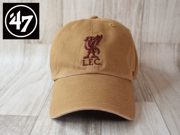 1円スタート!【未使用品】(フリーサイズ) 47 BRAND LIVERPOOL FC リバプールFC キャップ 帽子 EUモデル J708