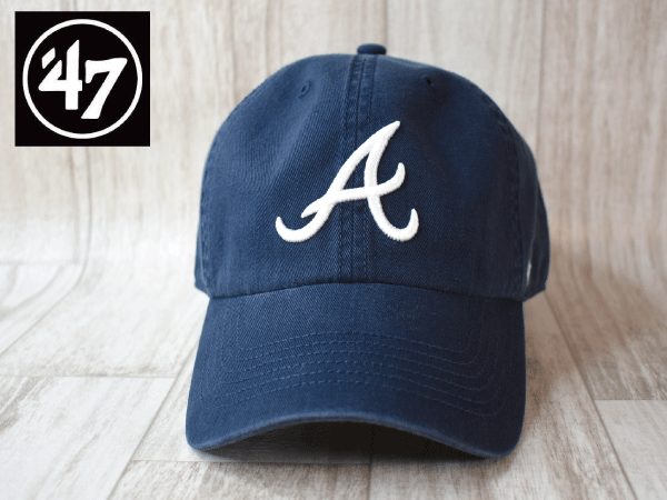 1円スタート!【未使用品】(LARGE - 59cm) 47 BRAND MLB ATLANTA BRAVES アトランタ ブレーブス キャップ 帽子 USモデル J729