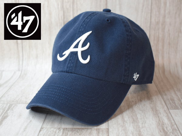 1円スタート!【未使用品】(LARGE - 59cm) 47 BRAND MLB ATLANTA BRAVES アトランタ ブレーブス キャップ 帽子 USモデル J729