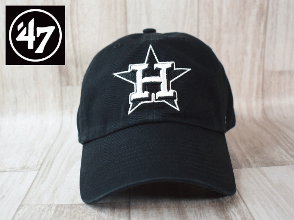 1円スタート!【未使用品】(フリーサイズ) 47 BRAND MLB HOUSTON ASTROS ヒューストン アストロズ キャップ 帽子 USモデル J754