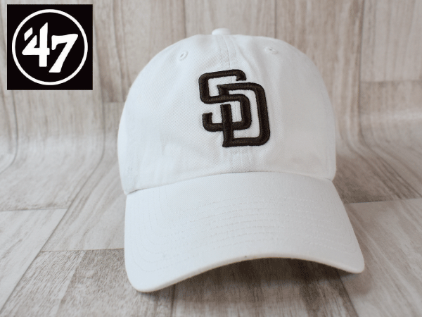 1円スタート!【未使用品】(フリーサイズ) 47 BRAND SAN DIEGO PADRES サンディエゴ パドレス MLB キャップ 帽子 USモデル J764