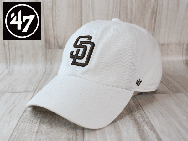 1円スタート!【未使用品】(フリーサイズ) 47 BRAND SAN DIEGO PADRES サンディエゴ パドレス MLB キャップ 帽子 USモデル J764