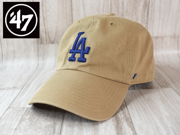 1円スタート!【未使用品】(フリーサイズ) 47 BRAND MLB LA DODGERS ロサンゼルス ドジャース キャップ 帽子 USモデル J762