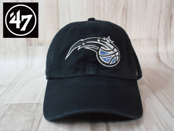 1円スタート!【未使用品】(フリーサイズ) 47 BRAND NBA ORLANDO MAGIC オーランド マジック キャップ 帽子 USモデル J796
