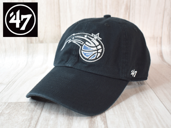 1円スタート!【未使用品】(フリーサイズ) 47 BRAND NBA ORLANDO MAGIC オーランド マジック キャップ 帽子 USモデル J796