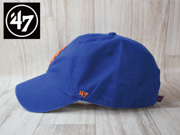 1円スタート!【未使用品】(フリーサイズ) 47 BRAND MLB NEW YORK METS ニューヨーク メッツ キャップ 帽子 USモデル J884