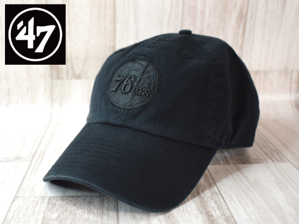 1円スタート!【未使用品】(フリーサイズ) 47 BRAND NBA PHILADELPHIA 76ers フィラデルフィア シクサーズ キャップ 帽子 USモデル J864
